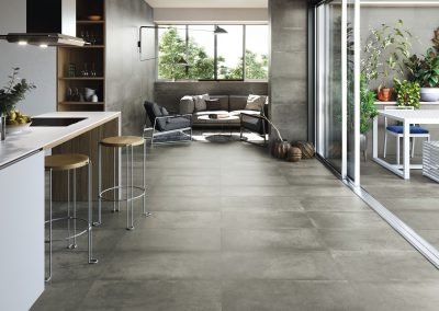 dark grey outdoor tiles used on wall and floor outside terrace from from design di lusso watford outdoor tile shop