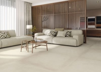 beige square stone tiles concrete tiles used in living room with sofas from from design di lusso watford stone concrete tile shop