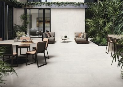 whie floor and wall outdoor tiles used on terrace beige outdoor tiles used on wall and floor outside terrace from from design di lusso watford outdoor tile shop