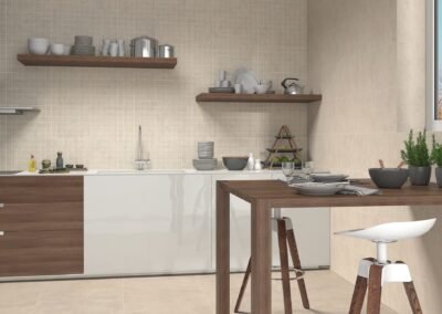 beige small square wall stone tiles used in kitchen from design di lusso watford kitchen tile shop